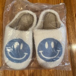 smiley face slippers